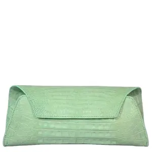 Croco belly clutch bag luxury croco leather lady bag brand designer purse custom made women hand bags