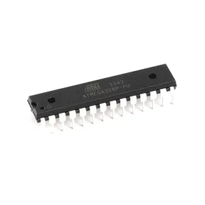 ATMEGA328P ATMEGA328P-PU วงจรรวมดั้งเดิม Hxc ไมโครคอนโทรลเลอร์ ATMEGA IC 8-bit 20MHz 32KB (16K x 16) 28-PDIP แฟลช - Product Image 1