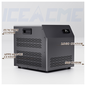 Enfriador de baño de hielo refrigerado por agua de 0.5hp personalizable 220V con control remoto y enfriador de bomba - Product Image 3