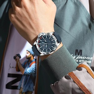 Reloj de pulsera original POEDAGAR para hombre, de lujo, resistente al agua, luminoso, con fecha y día de la semana, reloj deportivo de cuarzo con correa de cuero para hombre. - Product Image 4