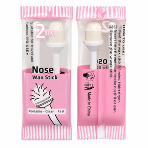 Hot Selling Nose Ear <strong>Hair</strong> Removal Single-Use Hygienic <strong>Wax</strong> <strong>Stick</strong> Individually Wrapped Nose <strong>Wax</strong> Applicator <strong>Sticks</strong> - Product Image 1