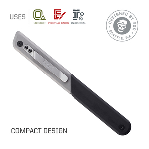Taktischer Stift mit Multifunktionszange, <span class=keywords><strong>SOG</strong></span> Baton Q3 EDC <span class=keywords><strong>Multitool</strong></span> mit Klappmesser, Kleines Outdoor-Überlebensausrüstung (ID1021-CP) - Product Image 3