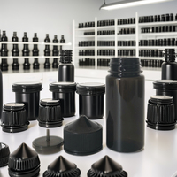 120ml PET plastique clair liquide presser bouteille vide noir gros V3 enfant preuve inviolable couvercles pompe étanchéité shampooing utilisation