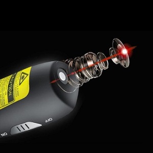 ปากกาพรีเซนเทชั่น TB-032 2.4G พร้อมไฟฉายสำหรับเปลี่ยนหน้า PPT วัสดุ ABS สีดำ - Product Image 3