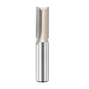 DrillビットStraight Router Bit TIDEWAY ZLC0102 Double Flute Plunge Router Bit Carbide Tipped Woodworking Tool