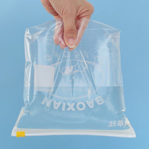Emballage en plastique transparent à fermeture éclair personnalisée, sac en poly pour vêtements chemises baumes à lèvres - Product Image 5