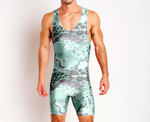 Singlet gulat poliester tanpa lengan, cepat kering, menyerap keringat, sablon custom, seragam tim sublimasi, bernapas, untuk musim panas - Product Image 6