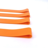 Sangle en silicone naturel colorée de marque personnalisée, largeur 20/25 mm, bande élastique pour le regroupement de casques, appareils photo, boîtes à lunch, pots