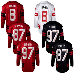 Qualité supérieure, cousu avec soin, équipe américaine 2026, hiver # 8 Cale Makar # 13 Sam Reinhart # 63 Brad Marchand Face avant antibactérienne personnalisable - Product Image 1