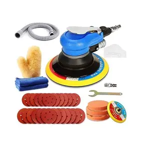 5-inch ngẫu nhiên quỹ đạo Sander, Sander máy với 10 cái sandpapers, 3 đánh bóng kit lý tưởng cho chà nhám