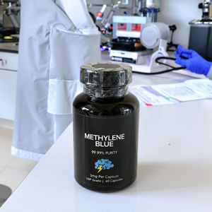 60 Capsules Cérébrales pour Adultes – Bleu de Méthylène Pur – Amélioration Mémoire & Concentration – Nootropique Stimulant – Supplément 1% Bleu de Méthylène - Product Image 3