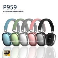 Casque audio sport sans fil circum-auriculaire P959, best-seller transfrontalier, avec annulation active du bruit (ANC) et commande rotative 5.4