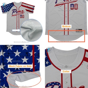 FQ Custom American <strong>Baseball</strong> <strong>Jersey</strong> Sublimation Digital <strong>Camo</strong> <strong>Baseball</strong> <strong>Jerseys</strong> Full Buttons <strong>Baseball</strong> <strong>Jerseys</strong> for Sports Uniforms - Product Image 6