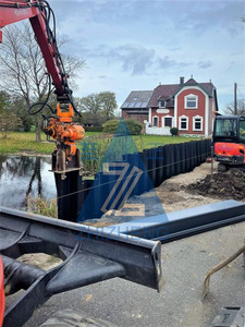 מכירה חמה של יריעות ויניל פלסטיק מסוג U/M718*180 לבניית מחסומי מים וקירות ים - Product Image 4