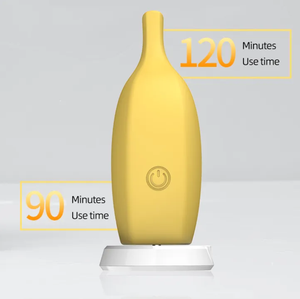 Magnetische Aufladung Sexspielzeug für Erwachsene 10 Frequenzen Gelber Bananen vibrator Spielzeug Obst geformte vibrierende Masturbation Liebes ei