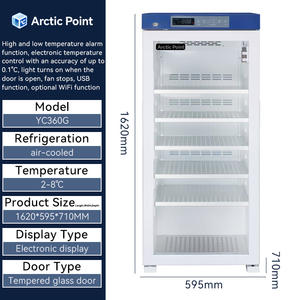 Refrigerador de Laboratorio de 12.71 Pies Cúbicos de Fábrica, Refrigerador Médico para Medicamentos con Vidrio Templado, Equipo de Laboratorio Médico - Product Image 4