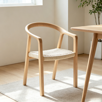 Fauteuils d'appoint pour salon, vente en gros, écologiques, durables, en corde tressée de buis scandinave, fauteuil nordique pour la maison et la salle à manger
