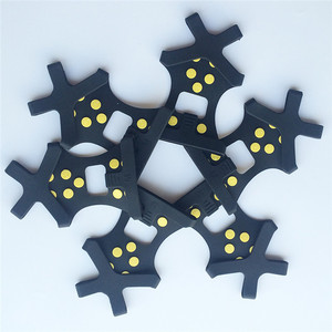 Crampones de Silicona Negros Resistentes para Escalada en Hielo y Senderismo, Cuatro Tallas Disponibles, Producto Deportivo - Product Image 5