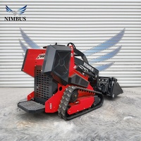 NIMBUS Desain Anti Terguling Stabilitas Tinggi untuk Skid Steer Loader, Pengoperasian Aman, Cocok untuk Pekerjaan di Lereng