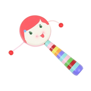 Nouvelle hochette en bois, jouet éducatif amusant, instrument de musique Orff en bois en forme de figurine mignonne - Product Image 5