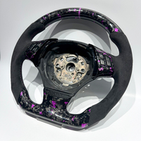 Volant sport en fibre de carbone forgée violette, en promotion, compatible avec BMW E90 E91 E92 E93 X5 F15 X6 F16 F10
