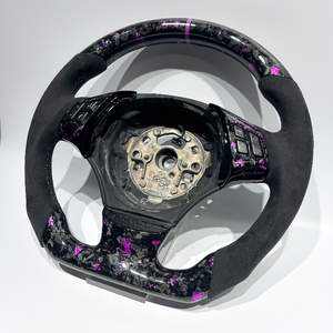 Volante Deportivo de Fibra de Carbono Forjado en Color Morado, en Oferta de Fábrica, Compatible con <span class=keywords><strong>BMW</strong></span> E90 E91 E92 E93 X5 F15 X6 F16 F10 - Product Image 2