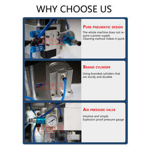 Taiyang bán tự động khí nén lọ Uốn Tóc bồng Máy đóng nắp lọ niêm phong máy nhôm nắp crimper - Product Image 5