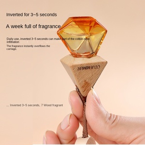 ตัวกระจายน้ำหอมในรถยนต์ระดับไฮเอนด์พร้อมการตกแต่งจี้<span class=keywords><strong>น้ำหอม</strong></span>แบบคงทน - Product Image 2