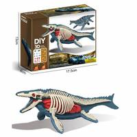 Kit de Modèles Anatomiques de Dinosaures Réalistes, Ensemble de Squelette de Triceratops 3D à Assembler, Outil Pédagogique STEM pour la Biologie Médicale
