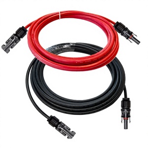 Holy PVMC1000PPO 1 Pair Black Red 4mm 12AWG 6kV Low Voltage <b>Solar</b> <b>Panel</b> Extension <b>Cable</b> XLPE Insulation Copper <b>Solar</b> PV - Product Image 2