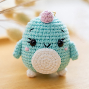 <b>Beginner</b> Learn Yarn Handmade Dinosaur Keychain <b>Crochet</b> Starter <b>Kit</b> or <b>Beginners</b> Adults and Kids - Product Image 4