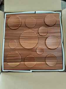 แผ่น<span class=keywords><strong>ผนัง</strong></span>ลายไม้ PVC 3 มิติ แบบร่องหลายขนาด ทันสมัย ปรับแต่งได้ สำหรับใช้ในอาคารสำนักงาน ห้างสรรพสินค้า และพื้นที่พาณิชย์ - Product Image 3