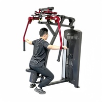 Peralatan Fitness Komersial Berkualitas Tinggi Harga Pabrik Mesin Pec Fly Pin Loaded yang Dapat Disesuaikan untuk Latihan Dada dan Punggung Duduk/Press Baja