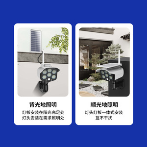 Solar Powered Outdoor <b>Motion</b> <b>Sensor</b> <b>Light</b> Led Split Type Courtyard Lighting Water Resistant 50000 Hours Lifespan - Product Image 1