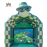 Jeu de golf gonflable commercial PAR-TEE – Matériau PVC écologique – Jeu interactif de cible pour enfants pour fêtes et événements extérieurs