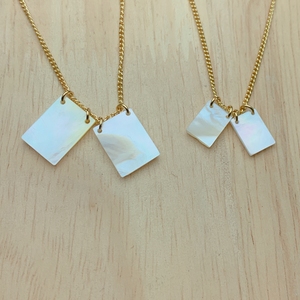 Collar Religioso <span class=keywords><strong>de</strong></span> Acero Inoxidable con Concha <span class=keywords><strong>de</strong></span> Nácar, Colgante Doble <span class=keywords><strong>de</strong></span> Jesús y la <span class=keywords><strong>Virgen</strong></span> María, Escapulario Católico, Venta al por Mayor - Product Image 3