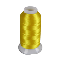 Glands tressés en fil de soie polyester haute ténacité pour la couture broderie mercerisé résistant aux hautes températures pour le point de croix