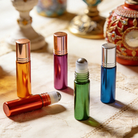 Bouteilles vides en verre colorées de 3 ml, 5 ml, 8 ml, 10 ml pour parfum, huiles essentielles et déodorants – Vente en gros personnalisée