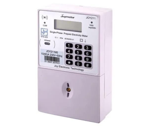 220V single phase two wire sts prepaid kwh electricity meter Zhejiang manufacturer