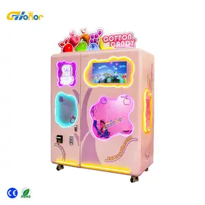 Automatic electric robot sweet cotton candy vending machine accessories making cotton candy vending machine fully automatic