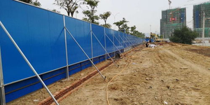 Valla de Acero Corrugado con Recubrimiento en Polvo, Barrera para Construcción Temporal - Product Image 5