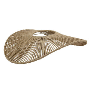 Paper <b>Rope</b> Lampshade Oval E27 Black Body Wicker Pendant <b>Light</b> For Home Decor - Product Image 4