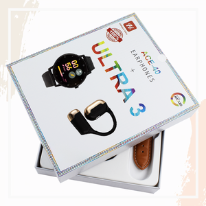 Orologio Smart Android ACE-40 <span class=keywords><strong>2</strong></span> in 1 con Auricolari ULTRA <span class=keywords><strong>3</strong></span> 2025, Smartwatch da Uomo 5G, Ultima Moda 2026 - Product Image 3