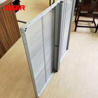 Haute luminosité intérieur P3.9-7.8 fixe Chine verre TV rideau meilleur prix vidéo panneau mural Transparent LED écran d'affichage