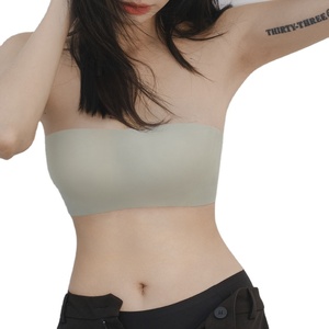 2023 estate reggiseno Sexy senza spalline per ragazze Sexy Push-up antiscivolo e senza tracce - Product Image 1