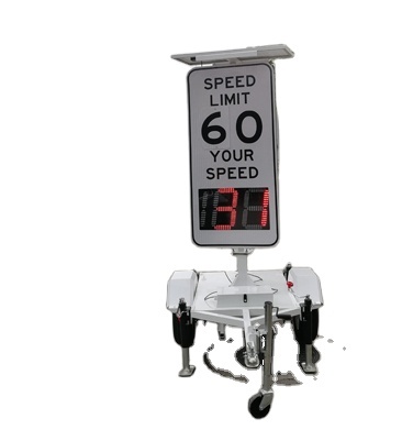 Movable Solar Powered Radar Speed Sign with Trailer