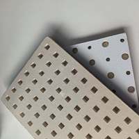 Système de faux-plafond en plaque de plâtre perforée acoustique de qualité supérieure, insonorisation, design intérieur