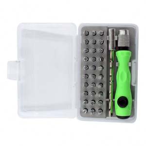 Jeu de tournevis multifonctionnel de précision 32 en 1, outil ménager pour le démontage et l'assemblage, embout en plastique galvanisé compatible OEM - Product Image 6