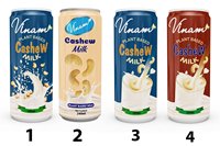 Lait de cajou prêt à boire saveur naturelle, boîte en vrac, en conserve, ODM/OEM, excellent prix de fabrication, 13% Brix, durée de conservation 2 ans