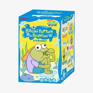 100% Original POP MART GONG creativo <span class=keywords><strong>Bob</strong></span> <span class=keywords><strong>esponja</strong></span> SquarePants Bikini Bottom Buddies colgante de felpa Linda caja ciega blanda - Product Image 2